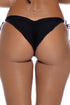 Luli Fama Midnight Currents Seamless Ruched Back Brazilian Tie Side Bottom
