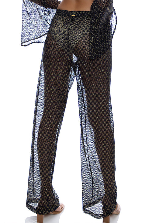 Luli Fama Buzzing Elastic Waistband Pant