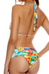 Luli Fama Birds Of Paradise Deep Plunging Scrunch Side Monokini