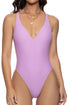 Luli Fama Luli Chic V Neck One Piece Bodysuit