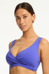 Sea Level Essentials Cross Front Bra Top