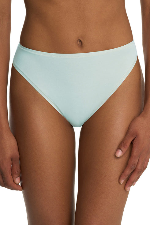 Natori Bliss Bare Cotton High Cut Brief