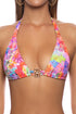 Luli Fama Blooming Spark Triangle Halter Top