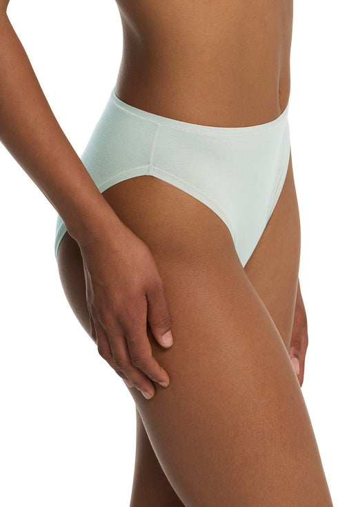 Natori Bliss Bare Cotton High Cut Brief
