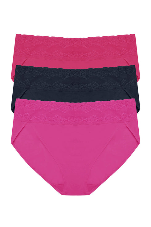 Natori Bliss Perfection One Size French Bikini 3-pack