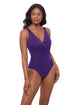 MiracleSuit Illusionists Crossover With Mesh One Piece Swimsuit