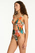 Sea Level Tropaluxe Chain Link Longline One Piece