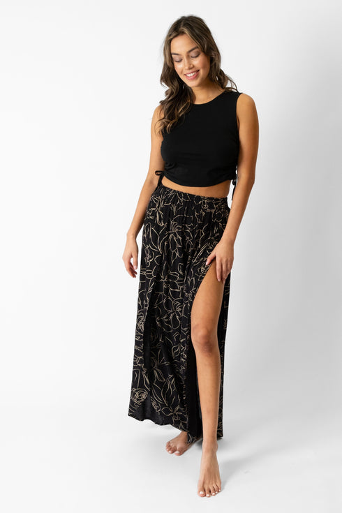 Koy Resort Miami Shine Split Leg Pant