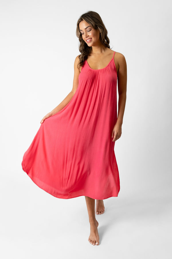 Koy Resort Miami Midi Side Slit Dress