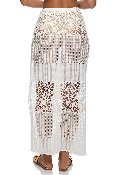 Luli Fama Day To Night Long Wrap Skirt