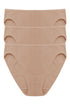 Natori Bliss Bare Cotton Bikini 3-pack