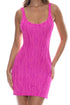 Luli Fama Wave Chaser Bodycon Tank Mini Dress