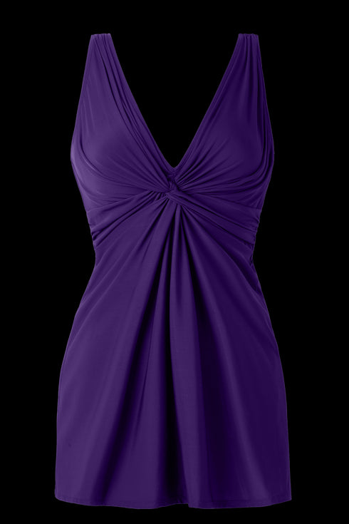 MiracleSuit Women’s Solids Plus Size Marais Swimdress