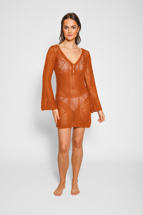 Koy Resort Santorini Crochet Tunic