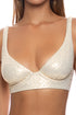 Luli Fama Liquid Voltage Underwire Plunge Top