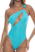 Luli Fama Wave Chaser Asymmetrical Cut Out Ring Bodysuit