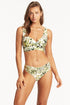 Sea Level Troppica Cross Front Bra Top