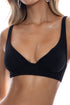 Luli Fama Wavy Baby Underwire Plunge Top