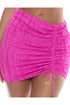 Luli Fama Wave Chaser Scrunch Up Mini Skirt