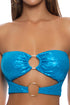 Luli Fama Liquid Voltage Double Loop Bandeau Crop Top