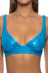 Luli Fama Liquid Voltage Underwire Plunge Top