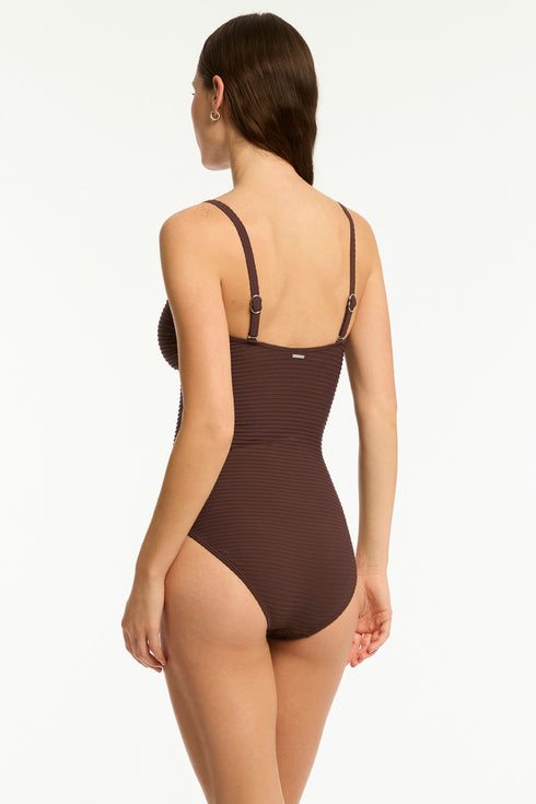 Sea Level Spinnaker U Bar Bandeau One Piece