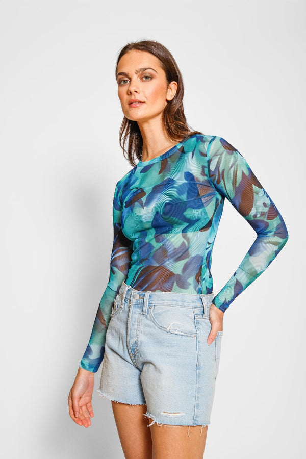 Koy Resort Seascape Mesh Savannah Top