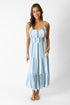 Koy Resort Sicily Shoulder Tie Maxi Dress
