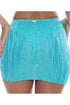 Luli Fama Wave Chaser Scrunch Up Mini Skirt