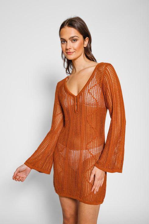 Koy Resort Santorini Crochet Tunic