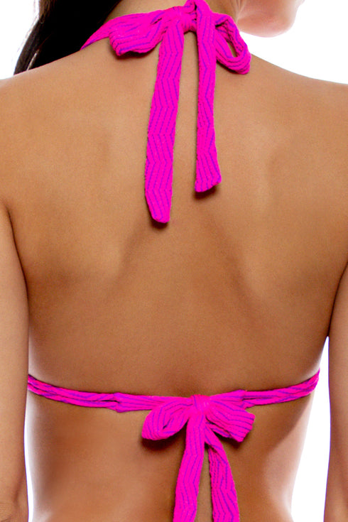 Luli Fama Amazonia Triangle Halter Top