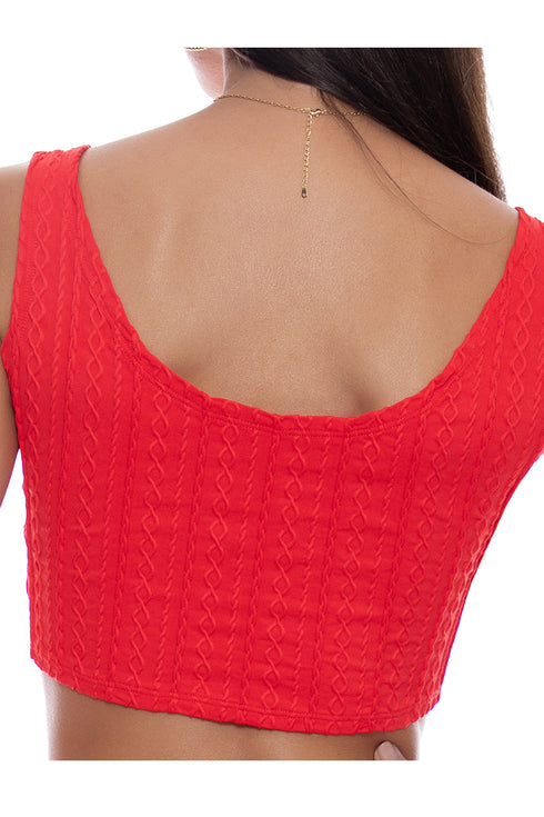 Luli Fama Lost At Sea Tank Crop Top