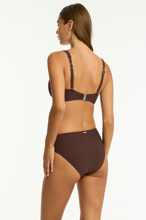 Sea Level Spinnaker Mid Bikini Bottom