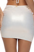 Luli Fama Sunbaked Scrunched Up Mini Skirt
