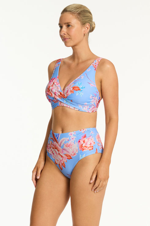 Sea Level Indochine Cross Front Bra Top
