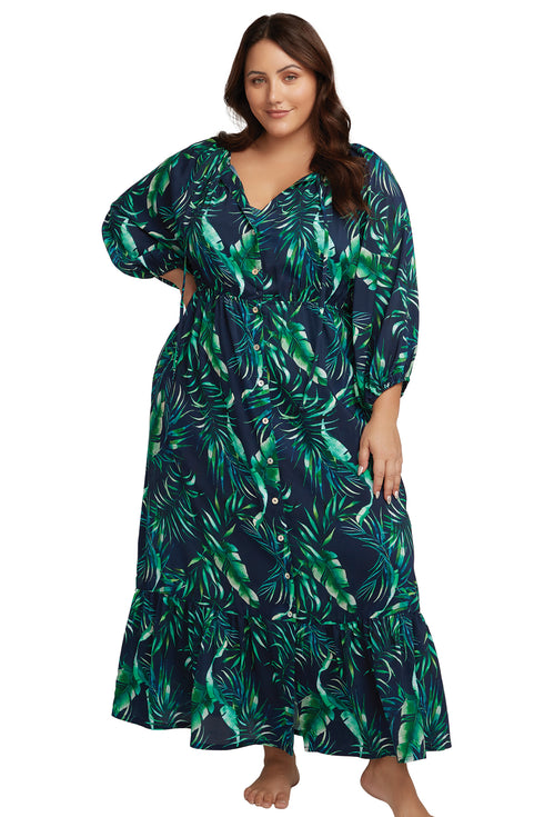 Artesands Palmspiration Elgar Cotton Beach Maxi Dress