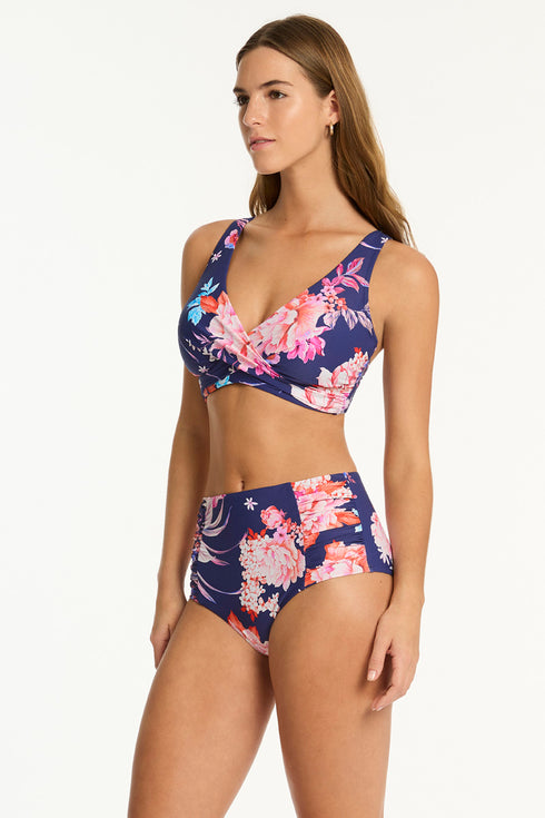 Sea Level Indochine Cross Front Bra Top
