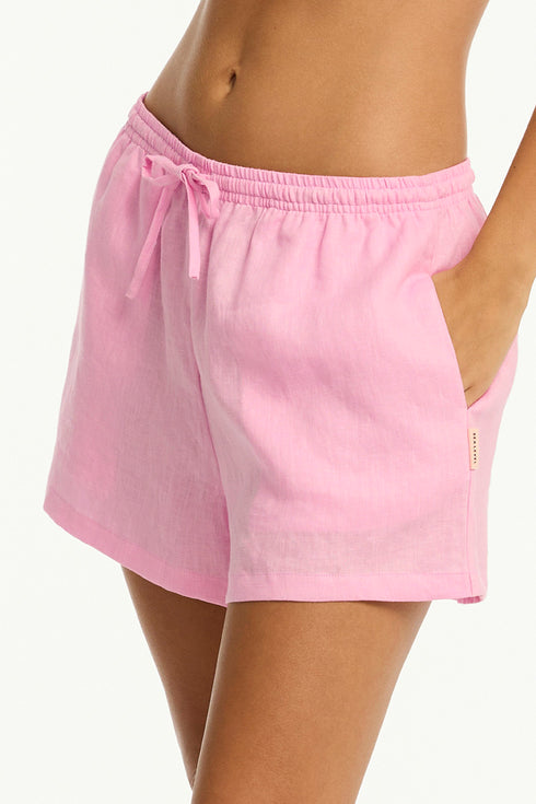 Sea Level Tidal Linen Boxer Short