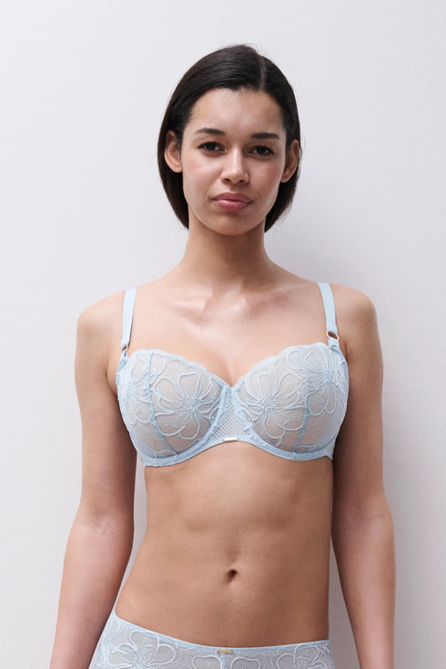 Chantelle Fleurs Lace Unlined Demi Bra