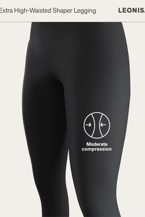 Leonisa Extra High Waisted Firm Compression Legging
