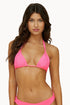 PQ Swim Vivid Pink Isla Tri Top