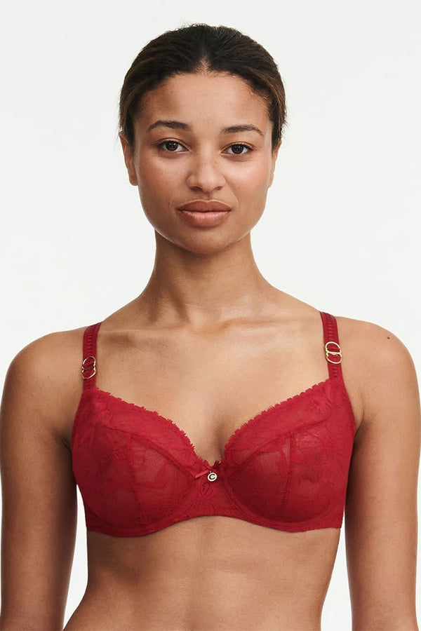 Chantelle Orchids Plunge Unlined Bra