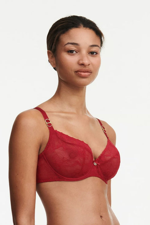 Chantelle Orchids Plunge Unlined Bra