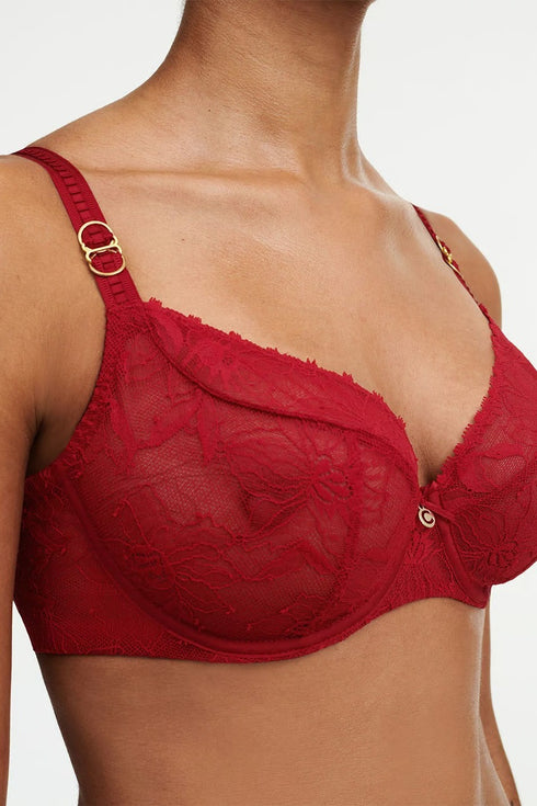 Chantelle Orchids Plunge Unlined Bra
