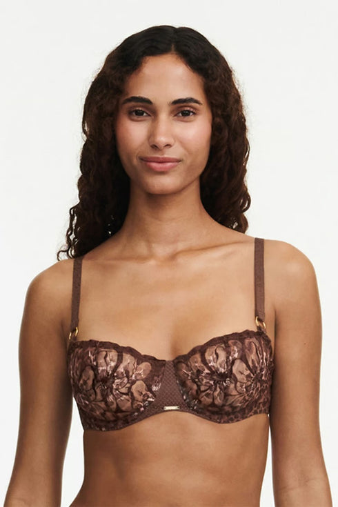 Chantelle Fleurs Lace Unlined Demi Bra