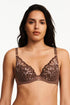 Chantelle Fleurs Lace Plunge T-shirt Bra