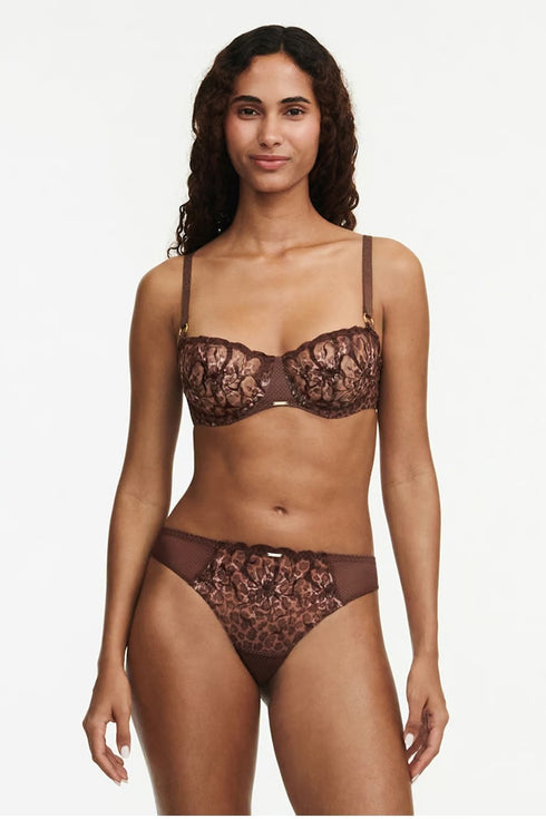Chantelle Fleurs Lace Unlined Demi Bra
