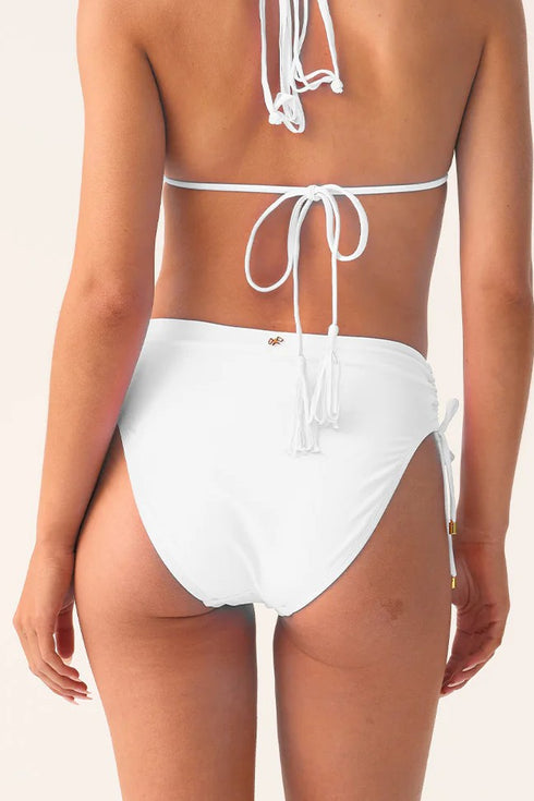 PQ Swim Water Lily Ruched High Waist Bottom
