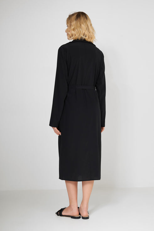 Shan Soie Long flowy blazer