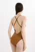 Antigel B39 La Papoue Non Wire Halter Swimsuit